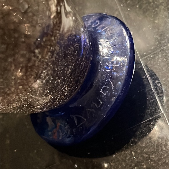 DAUM NANCY CORDIALS BUBBLEGLASS HANDBLOWN GLASS SET 5pc VERY RARE GLASS - Picture 16 of 16